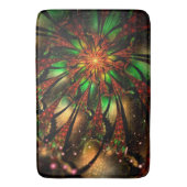 Abstracte fractale bloem. badmat (Voorkant Verticaal)