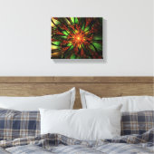 Abstracte fractale bloem. canvas afdruk (Insitu (Slaapkamer))