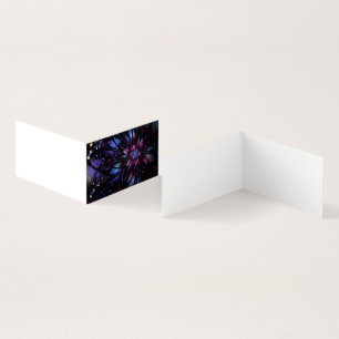 Abstracte fractale bloem.  kaart