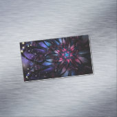 Abstracte fractale bloem. magnetisch visitekaartje (Voorbeeld)