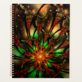 Abstracte fractale bloem. planner (Voorkant)