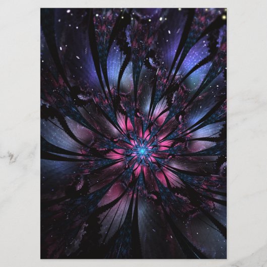 Abstracte fractale bloem. programma (Voorkant)