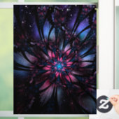 Abstracte fractale bloem. raamsticker (Huis)