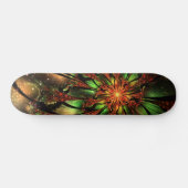 Abstracte fractale bloem. skateboard (Horizontaal)