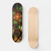Abstracte fractale bloem. skateboard (Voorkant)