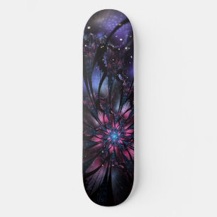 Abstracte fractale bloem. skateboard