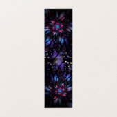 Abstracte fractale bloem. visitekaartjes (Buitenkant ongevouwen)