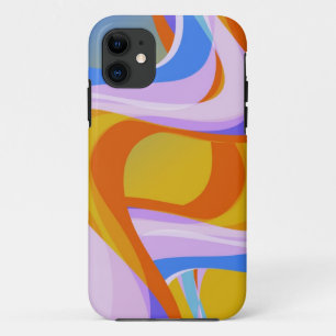 Abstracte fractale golf iPhone 11 hoesje