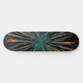 Abstracte fractale lichten skateboard (Horizontaal)