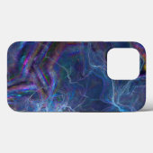 Abstracte fractale nevel en geometrische morf Case-Mate iPhone case (Achterkant (horizontaal))