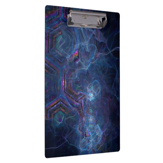Abstracte fractale nevel en geometrische morf klembord (Rechts)
