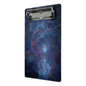 Abstracte fractale nevel en geometrische morf mini klembord (Angled2)