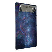 Abstracte fractale nevel en geometrische morf mini klembord (Schuin)