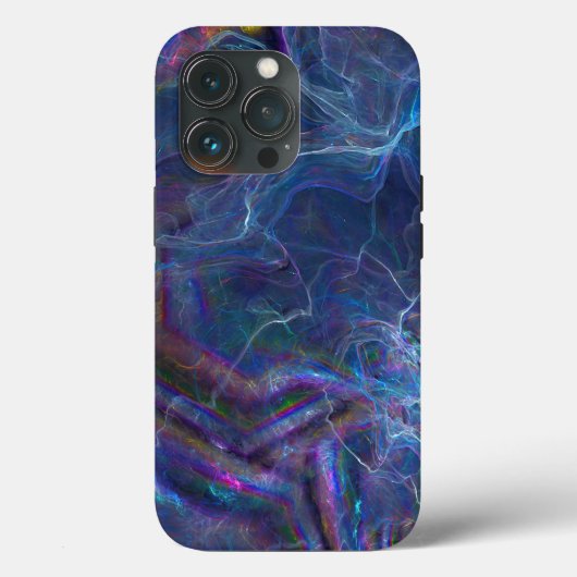 Abstracte Fractale Nevel en Geometrische Vorm Case-Mate iPhone Case (Achterkant)