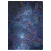 Abstracte Fractale Nevel en Geometrische Vorm Klembord (Achterkant)