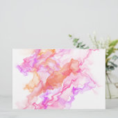 Abstracte fractale rook briefpapier (Staand voorkant)