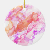 Abstracte fractale rook keramisch ornament (Achterkant)