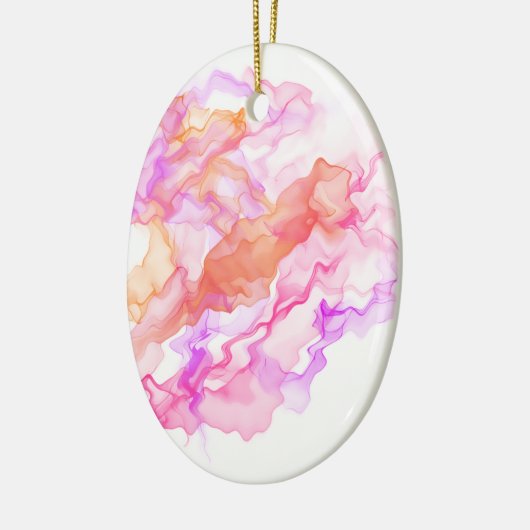 Abstracte fractale rook keramisch ornament (Links)