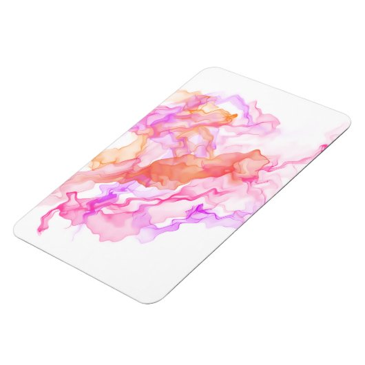 Abstracte fractale rook magneet (Linkerzijde)