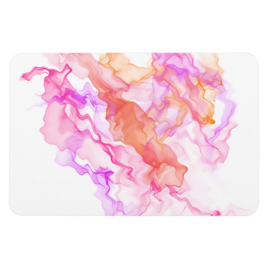 Abstracte fractale rook magneet (Horizontaal)