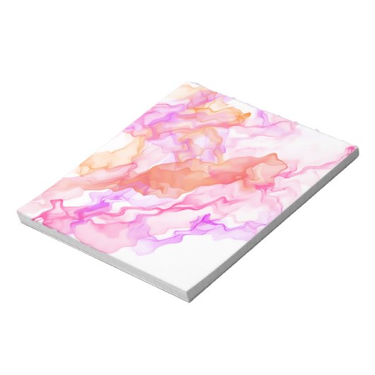 Abstracte fractale rook notitieblok (Gedraaid)