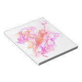 Abstracte fractale rook notitieblok (Schuin)