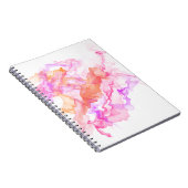 Abstracte fractale rook notitieboek (Rechterzijde)