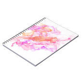 Abstracte fractale rook notitieboek (Linkerzijde)