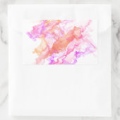 Abstracte fractale rook rechthoekige sticker (Tas)