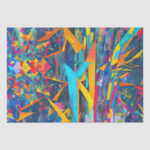 Abstracte fractale textuur tissuepapier