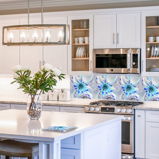 Abstracte fractale ventilator keramische Tegel Tegeltje