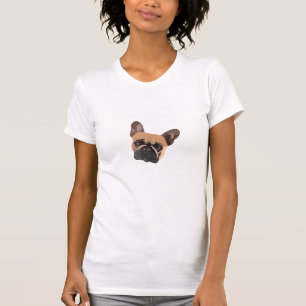 Abstracte Franse Bulldog Dames T-Shirt