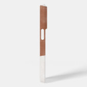 Abstracte Freeform-vormen - bruin en zwart Case-Mate iPhone Case (Achterkant / Rechts)