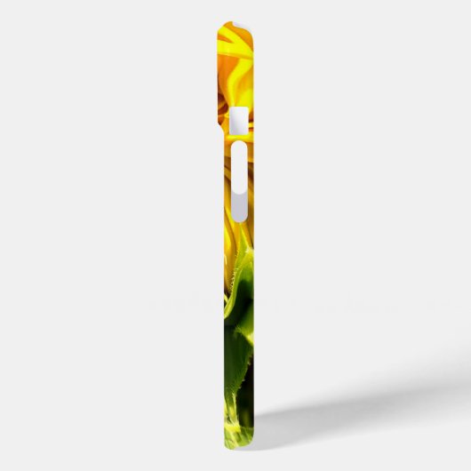 Abstracte funky retro Zonnebloem, bange geometrie Case-Mate iPhone Case (Achterkant / Links)