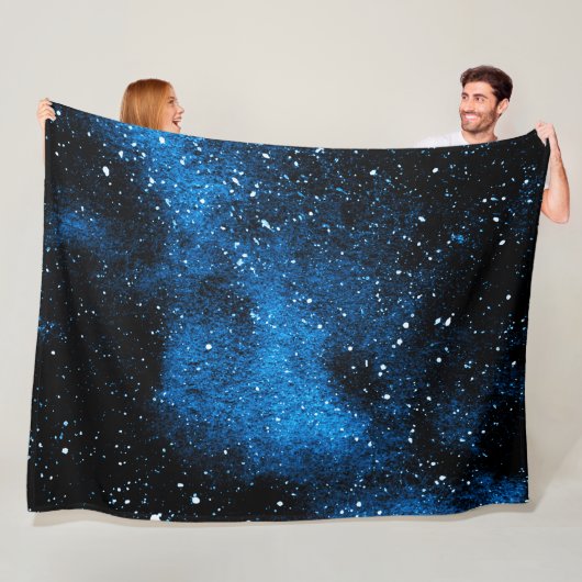 Abstracte Galaxy-achtergrond Fleece Deken (In situ)