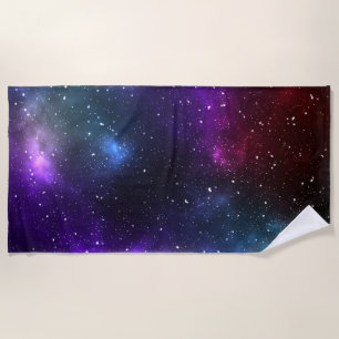 Abstracte Galaxy Constellations Digitale Kunst Strandlaken
