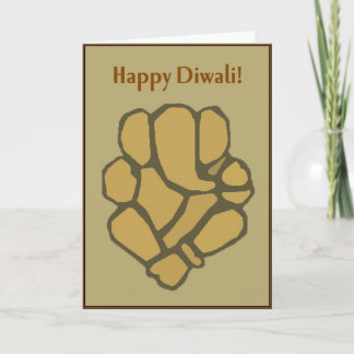 Abstracte Ganesh Diwali-Kaart Kaart