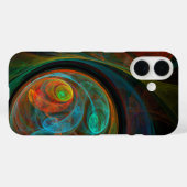 Abstracte geboorte Case-Mate iPhone case (Achterkant (horizontaal))