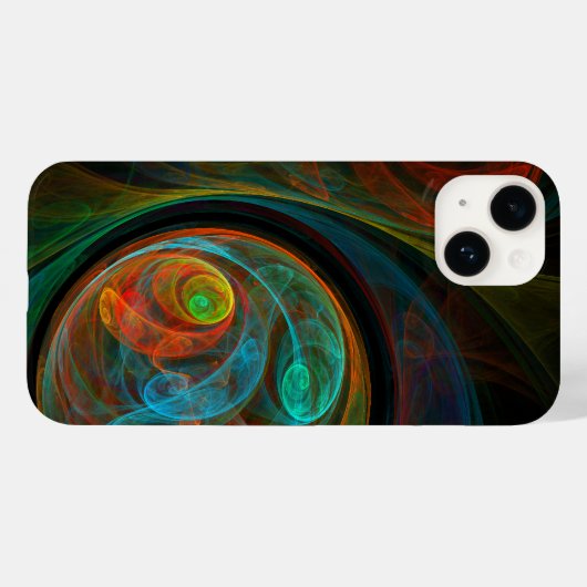 Abstracte geboorte Case-Mate iPhone case (Achterkant (horizontaal))