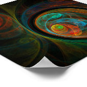 Abstracte geboorte poster (Hoek)