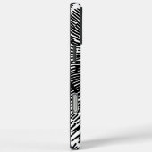 Abstracte gedurfde leeuw gezicht illustratie Case-Mate iPhone case (Achterkant / Rechts)