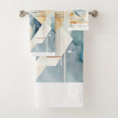 Abstracte geest bad handdoek (Insitu)