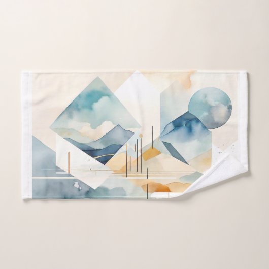 Abstracte geest bad handdoek (Handdoek)