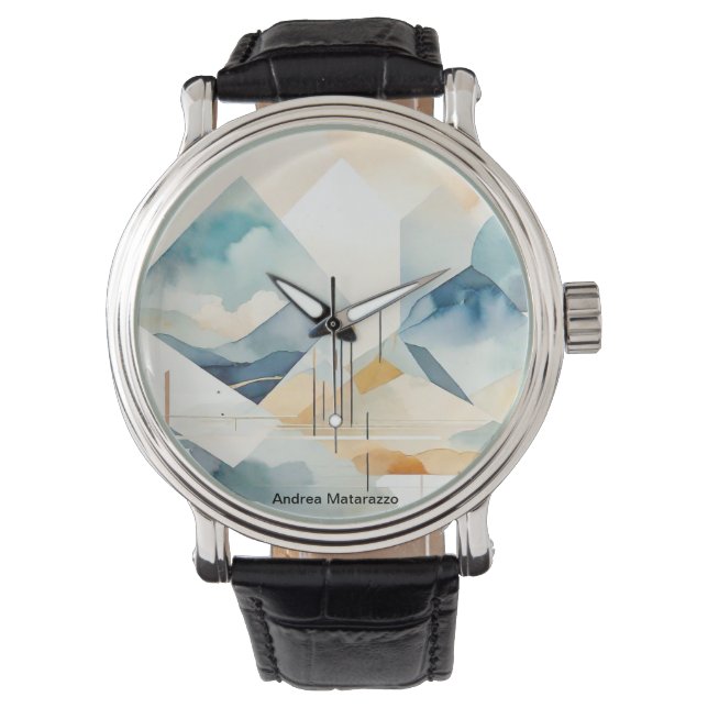Abstracte geest horloge (Voorkant)