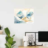 Abstracte geest poster (Thuiskantoor)