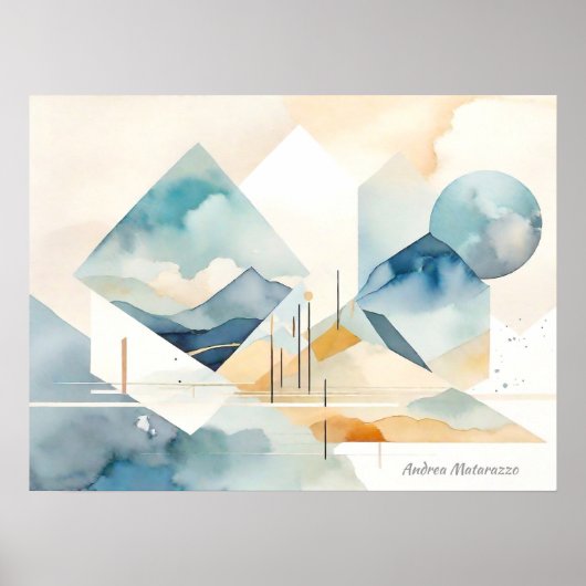 Abstracte geest poster (Voorkant)