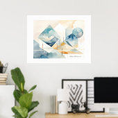 Abstracte geest poster (Thuiskantoor)