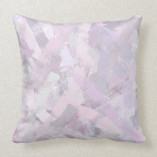 Abstracte gekleurde penseelstreken, structuur kussen