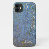 abstracte gekraakte blauwe verf Case-Mate iPhone case (Achterkant)