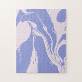 Abstracte gemarmerde kunst in lavender en Blush Pi Legpuzzel (Verticaal)